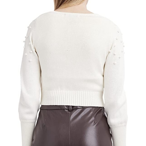 BCBGeneration Women's Long Sleeve Cardigan with Button Front - Picture 4 of 5